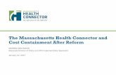 The Massachusetts Health Connector and Cost Containment ...