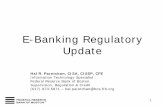 E-Banking Regulatory Update