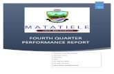 FOURTH QUARTER PERFORMANCE REPORT