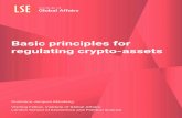 Basic principles for regulating crypto-assets
