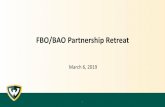 FBO/BAO Partnership Retreat - Wayne State University