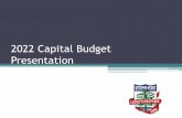 2022 Capital Budget Presentation - stevenspoint.com