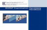 BCRSP Examination Candidate Handbook