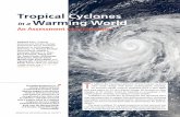 Tropical Cyclones Warming World in a