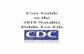 User Guide to the 2019 Natality Public Use File