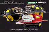 MSA Cairns® Leather Fire Helmets