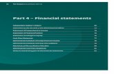 Part 4 – Financial statements - Treasury