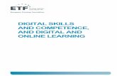 DIGITAL SKILLS AND COMPETENCE, AND DIGITAL AND ONLINE …