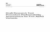 Draft Research Test Procedure Performability Assessment ...