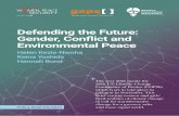 Defending the Future: Gender, Conflict and Environmental Peace