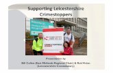 Supporting Leicestershire Crimestoppers
