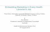 Embedding Marketing in Every Health Librarian’s Job