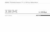 IBM ThinkVision™ L191p Monitor - Lenovo