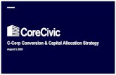 C-Corp Conversion & Capital Allocation Strategy
