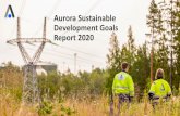 Aurora Sustainable Development Goals Report 2020