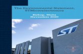 The Environmental Statement, STMicroelectronics