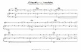 Rhythm Inside Sheet Music Calum Scott - The Piano Notes