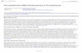 Occupational HBV Postexposure Prophylaxis