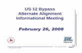 US 12 Bypass Alternate Alignment Informational Meeting