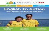 2021 Summer Language Camps - Kingswood Study Camps Canada