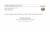 Public Safety, the Judiciary, Labor and Transportation
