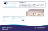 SeaCAT/Sealogger RS-232 & Navigation InterfaceBox User Manual