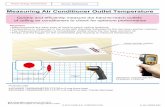 Measuring Air Conditioner Outlet Temperature