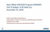 Ryan White HIV/AIDS Program (RWHAP)