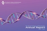 The Royal College of Pathologists Annual Report