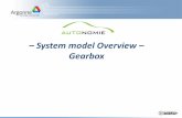System model Overview Gearbox - UVic.ca
