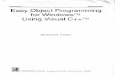 Easy Object Programming for Windows™ Using Visual C++™