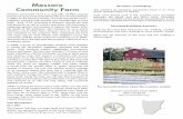 Massaro Farm Trail Brochure - Letter Size