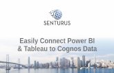 Easily Connect Power BI & Tableau to Cognos Data