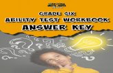 Answer key Grade six