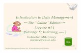Introduction to Data Management - Application Server