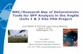 Presentation-NRC/Research use of Deterministic Tools for ...