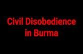 Civil Disobedience in Burma