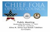 Chief FOIA Officers Council Meeting Presentation Slides ...