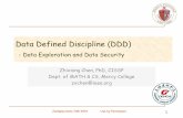 Data Defined Discipline (DDD)