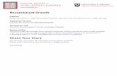 Recombinant Growth - Harvard University