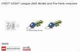 LEGO League 2021 Model and Pre-Pack overview