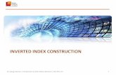 INVERTED INDEX CONSTRUCTION - Uni Potsdam
