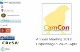 Annual Meeting 2012 Copenhagen 24-25 April