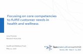 Focusing on core competencies to fulﬁll customer needs in ...