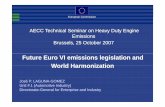 Future Euro VI emissions legislation and World ...