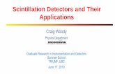 Scintillation Detectors and Their Applications