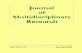 Journal of Multidisciplinary Research - macam.ac.il