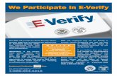 We Participate in E-Verify - University of Pittsburgh