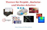 Themen für Projekt-, Bachelor- und Master-Arbeiten
