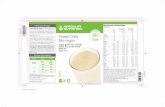 Protein Drink Mix Vegan: MyHerbalife Product Label ...